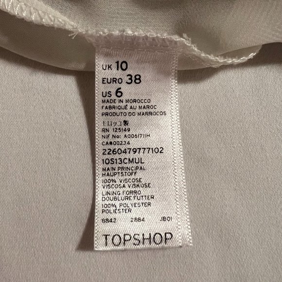 Topshop Bright Blossom Dip Hem Dress - Picture 5 of 5